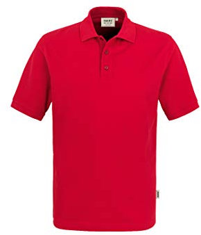 Hakro Polo-Shirt mit Kurzarm für Herren, 800, Rot, 800 XS