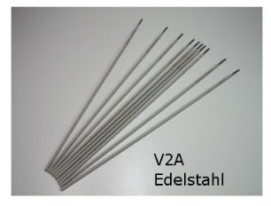 HUW24 rutile Schweißelektroden Edelstahl V2A 2,0 mm 10 Stück (Edelstahlelektroden 308L)