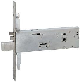 Iseo Serratura Elettrica Doppia Mappa 90 mm Argento