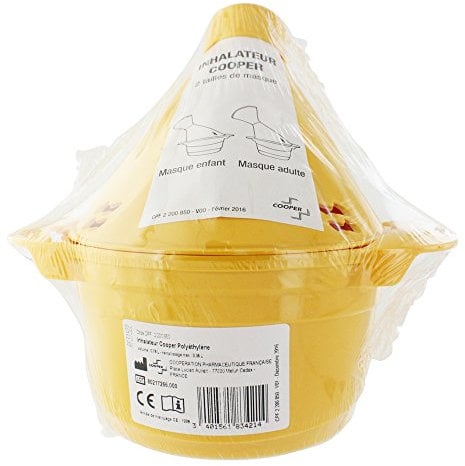 Cooper - Inhalateur Polyéthylène en Plastique couleurs aléatoires
