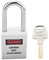 MroMax Schloss-Tag-Schloss (0,6 x 3,8 cm) jeder Schlüssel öffnen mehrere Schlösser, Lotto-Sicherheitsschloss, Tag-Schloss, Nylonschloss, Tag-Schloss, Stahlhaken, weiß, Vorhängeschloss, 1 Stück