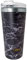 NERTHUS FIH 635 Tasse Double paroi 500 ML, Isotherme, sans Danger pour Les Aliments, Passe au Lave-Vaisselle, Verres à café de Voyage sans BPA, Acier Inoxydable, marbre Noir, 8,5 x 19 cm