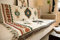 KaKille Decke im Ethno-Stil, geometrisch, Aztekenmuster, Navajo-Decke, Überwurf für Sofa, Kunst-Deko, Bohemian-Decke, 150 x 210 cm (1,5 kg)…