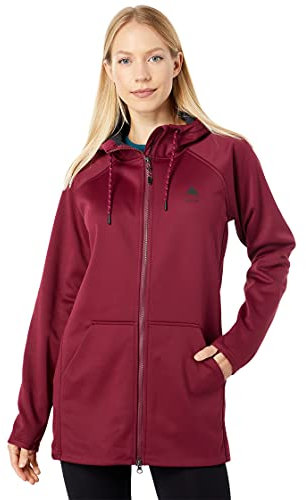 Burton Damen Standard Crown Wetterfest Langer Reißverschluss Fleece Glühbeere klein