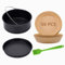 Air Fryer Accessories, Includes 7 inch Cake Barrel, Pizza Pan and 50Pcs Non-stick Disposable Air Fryer Liners Baking Paper,