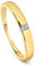 MIORE Schmuck Damen 0.02 Ct Diamant Verlobungsring mit 4 Diamanten Brillanten Ring aus Gelbgold 9 Karat / 375 Gold