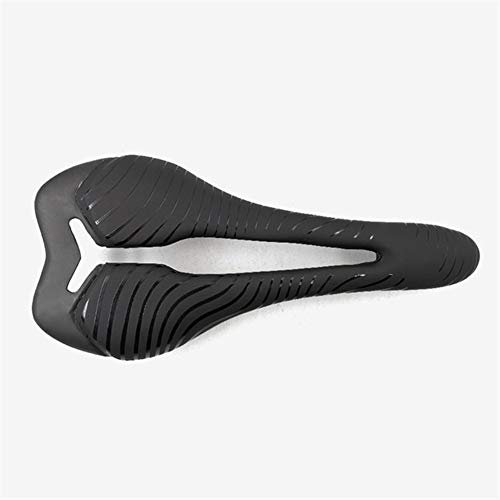 LIANYG Fahrradsattel Fahrrad-Carbon-Sattel MTB Mountain Road Bike Sitz Schwarz Leichte Leistung, Ausdauer volle Carbon-Faser-Sattel Fahrradteile 664 (Color : Black Black)