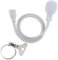 2m/6.56ft Portable Sink Hose Tap Shower Attachment Spray Sink Rubber Handheld Shower Head for Bath Taps with an Adjustable Stainless Steelworm Gear Hose Clamps