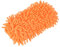 sourcing map Chenille Mikrofaser Fäustling Trocken Staubtuch für Reinigung Orange