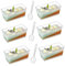 DongAi 50 Pcs Mini Plastic Square Dessert Cup，4.75oz Transparent Square Shot Glass,for Jelly Yogurt Pudding Mousse Ice Cream（with 50 Scoops）