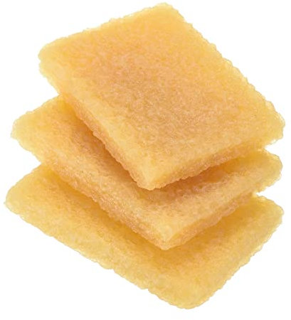 PATIKIL 10Packung Rückstand Zement Radiergummi 50x35x8mm Rechteckiger Klebstoffentferner Reinigungswerkzeug für Papier Handwerk Schleifband Scheiben Skateboard Gelb