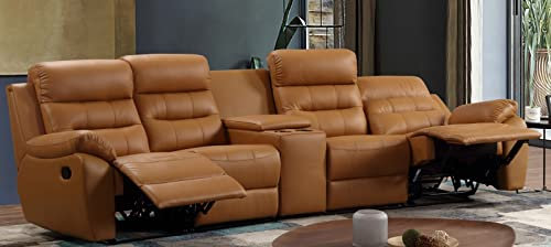 Mapo Möbel Ledersofa Kinosofa Fernsehsofa 5131-Cup-41-04