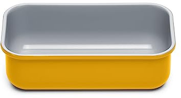 Caraway Non-Stick Ceramic 1 lb Loaf Pan - Naturally Slick Ceramic Coating - Non-Toxic, PTFE & PFOA Free - Perfect for Pound Cakes, Breads, & More - Marigold