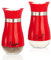 Pack of 2 Salt and Pepper Pots Salt and Pepper Shaker Salt Shaker Salt Pot Kitchen Accessories (Red)