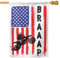Braaap Motocross-Dirt-Bike-Flagge, amerikanische Flagge, Gartenflagge, 71,1 x 101,6 cm, Outdoor-Dekoration, Banner, Hausflaggen, Hof, Bauernhaus, Garten, Dekoration, Innenschild