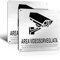 TAKULA 2 Pezzi Area Videosorveglianza Cartello,15 * 15CM Area Videosorvegliata con Avviso GDPR,Con Supporto Adesivo e fori Autoperforanti