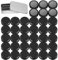Wukong 36 Stück Circle Magnete für Whiteboard, Schwarz Fridge Magnete für Magnettafel, Schule, Seminare, Kühlschrankmagnet Schließfächer und Foto Ø 20 mm, 8mm Dicke