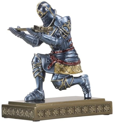 Ofiedx Mittelalterlicher Ritter Stifthalter Büro Schreibtisch Dekor Geschenke für Männer Vater Ehemann Ihn Einzigartig