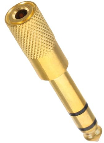 FUNOMOCYA Male to Female Audio Adapter Headphone Jack Converter Aux Adapter for Stereo Compatible Headphones