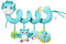eners Kinderwagen Spielzeug Babyschale Kinderbett Spiralspielzeug - Activity Spirale Hängespielzeug Reise Aktivität Spielzeug Baby Spiral Plüschtier für Kleinkindern ab 0+ Monaten（Dinosaurier）