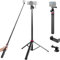 2 Meters Webcam Floor Tripod Stand Holder for Logitech C920/MX Brio 4K/C922/C930/Brio 500/Brio pro 4K/StreamCam Webcams/iPhone 16 15 14 13 and Samsung Smartphone and Action Cameras