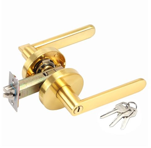 Maniglie per Porte Interne | Design Ergonomico Ed Estetico Per Porte Interne - Ferramenta Robusta Per Corridoi, Armadi E Aree Di Transito