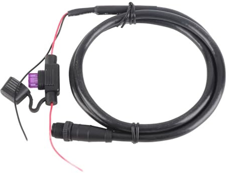 Kavolet Cavo di Alimentazione Maschile NMEA 2000 con Fusibile, Cavo Spina Dorsale 1 M, per Reti Lowrance, Reti SIMRAD, Reti B G, Reti Navico, Cavo di Avviamento Pesante con Prestazioni
