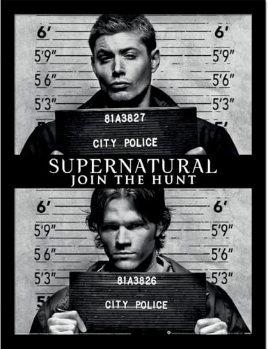 Pyramid International Supernatural (Stadtpolizei) Sammlerdruck – 30 cm x 40 cm Wandkunst-Poster – Offiziell lizenzierte TV-Show-Kunst – Einheitsgröße