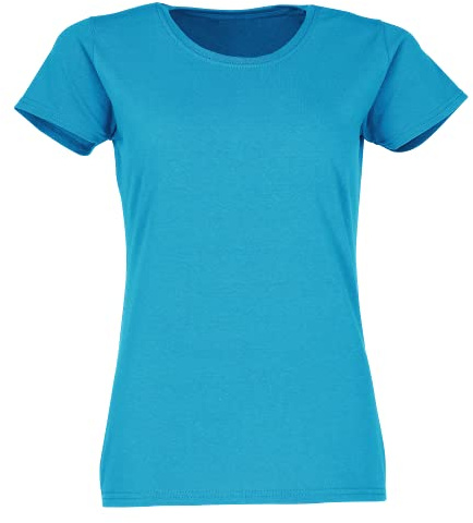 Fruit of the Loom Ladies Valueweight Damen T-Shirt + Web-Textilien24 Beutel