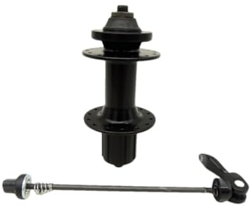 Kivivaka 141 mm Mountainbike Hinterradnabe 28-Loch Legierung Scheibenbremse Schnellspanner für 8/9/10-Gang für HG Kassetten Schwarz