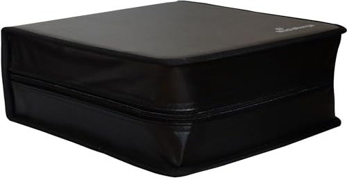 MediaRange Borsa porta CD, DVD e Blu Ray da 200 posti