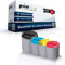 Print-Klex XXL Toner Set kompatibel für Samsung CLP300 CLP300N CLP300NG CLX2160 CLX2160N CLX3160FN CLX3160N Schwarz Cyan Magenta Yellow