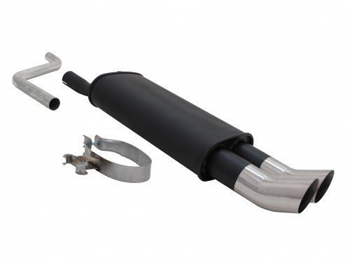 Novus Endschalldämpfer 2 x 76 mm D-T-M Stahl für II / III-86C