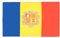 BANDERA de ANDORRA 150x90cm - BANDERA ANDORRANA 90 x 150 cm - AZ FLAG
