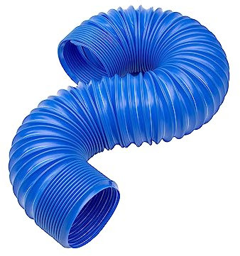 Simoni Racing T/PF-B Tubo di Aspirazione Universale per Auto, 70 mm,Tubo di Aspirazione Dell'aria, Tubo di Espansione Dell'aria Estendibile Fino a 92 cm, Blu