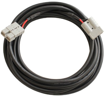 Photonic Universe 5m twin core extension cable with 50A battery plugs for 40W-100W 12V folding solar charging kits (2.5mm cross section)