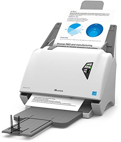Home Office-Mustek iDocScan P45 High Speed Documentscanner weiß