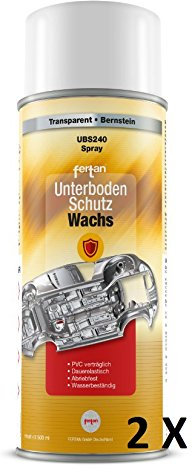 Unbekannt 2 X FERTAN 500 ML UNTERBODENSCHUTZWACHS UBS240 UNTERBODEN WACHS PKW Schutz Restauration UNTERBODENSCHUTZWACHS