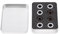 Xinrub Miniaturlager, 16pcs/set Inline Rollschuh High Speed 608 Lager einseitig Schild Keramikkugeln