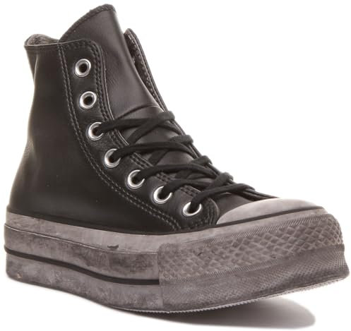 CONVERSE Chuck Taylor All Star Lift Leather LTD, Sneaker Mujer, 35 EU