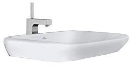 Pozzi Ginori - Lavabo da appoggio a bacinella 9 Bianco Art.76064000-60 cm, Bianco, A Magazzino