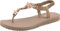 Skechers Damen Meditation-Glass Daisy Flipflop, Taupe Multi, 39 EU