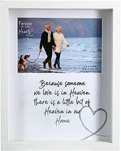 Pavilion Gift Company 7.5x9.5 Inch Easel Back Horizontal Picture Frame, MDF, Silver