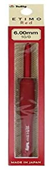 Tulip Etimo Red Häkelnadel Softgriff 6.00mm - 1 Stück