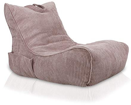 Ecopuf Sitzsack Cord - Sitzsäcke - Bean Bag - Sitzsack mit Füllung zum Kinderzimmer und zum Wohnzimmer
