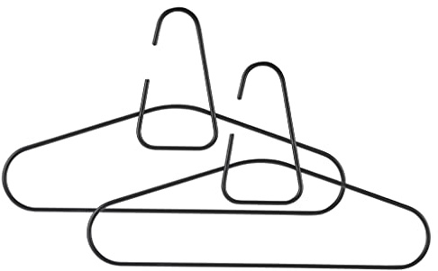 Zone Denmark A-Hanger Bügel 2 Stck., Metall, Schwarz