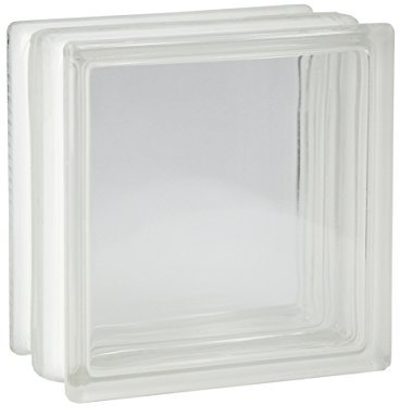 4 Stück Fuchs Design Glassteine Vollsicht Klar 19x19x10 cm - F30 (Brandschutz)