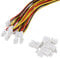 Mini-Micro-JST-Stecker, 2,0 mm, PH, 3-polig, Stecker mit 150 mm Kabel und Buchse, 20 Sets