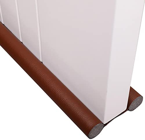 Cyhamse Corrientes Aire Debajo la Puerta | Tapón Puerta | Protección Tope Puerta Doble Cara Ajustable Flexible contra el Viento, el Olor del Ruido y los