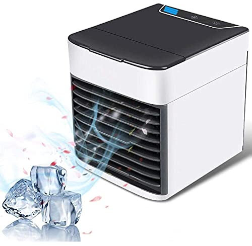 VVLXRIC Condizionatore Deumidificatore Portatile, Ultra Silenzioso Condizionatore Roulotte - 3 velocità Regolabili Condizionatore Portatile Mini, per La Camera da Letto Dell'Ufficio da Viaggio A Casa